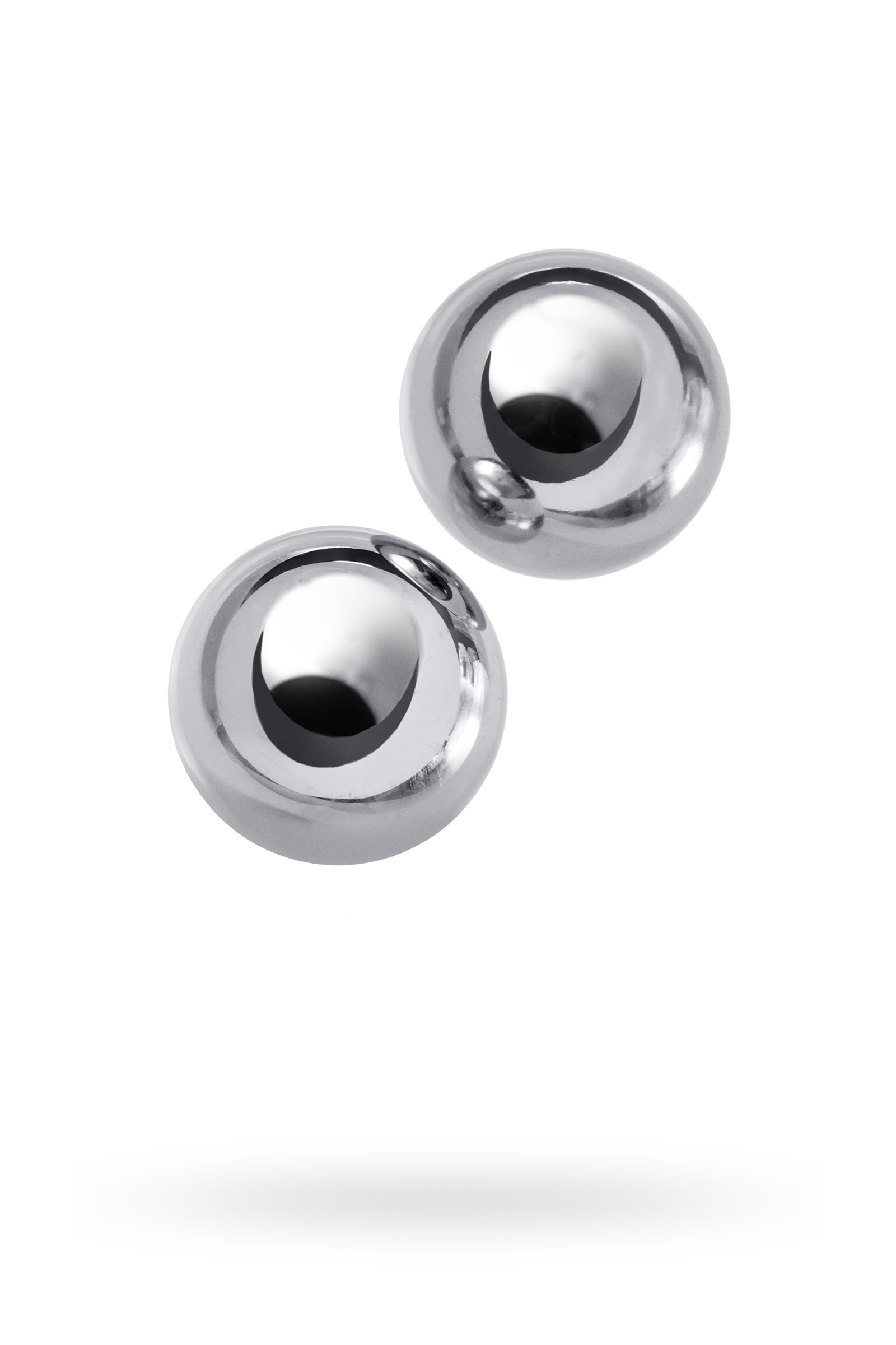 Вагинальные шарики  TOYFA Metall  металл, серебрянный,  Ø 2 см, 66 гр