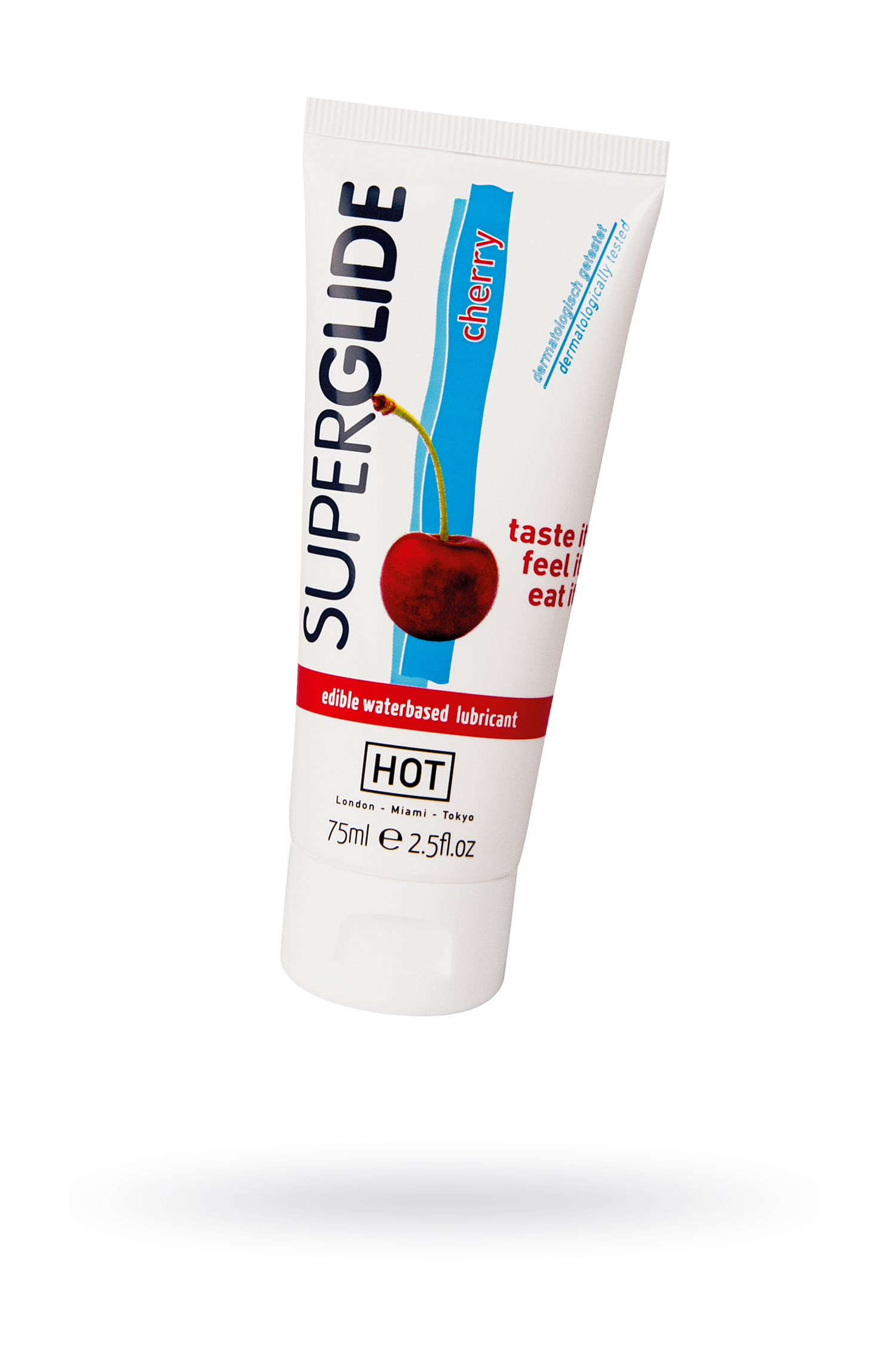 Лубрикант съедобный на водной основе Superglide  для орального секса со вкусом вишни 