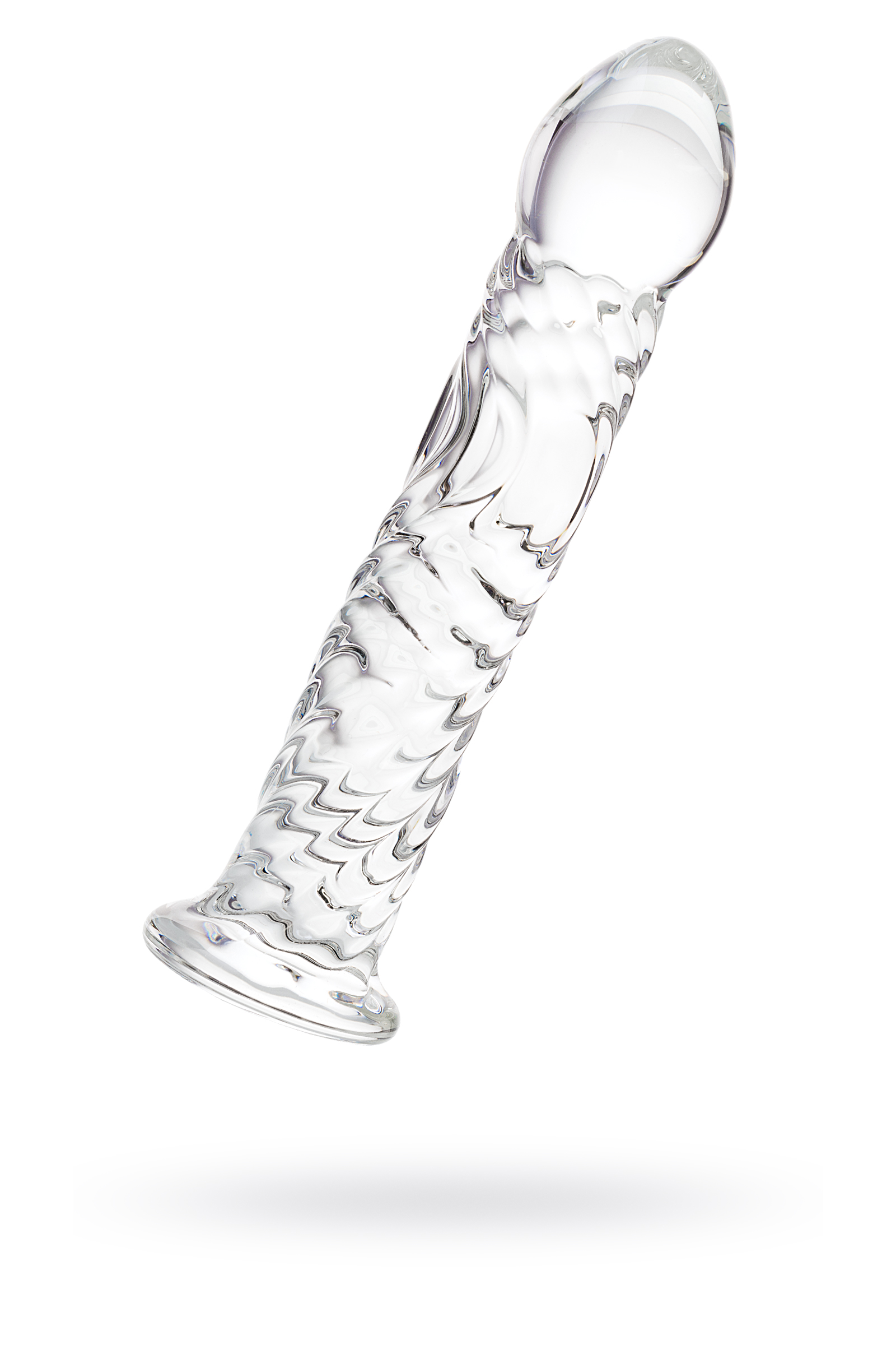 Фаллоимитатор Sexus Glass,стекло, прозрачный , 16,5 см