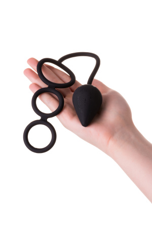 Втулка анальная с эрекционным кольцом Erotist, 6,5 см Ø 3,9