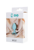 Анальная втулка TODO BY TOYFA BRILLIANT, силикон, голубая , 8 см, Ø 3 см