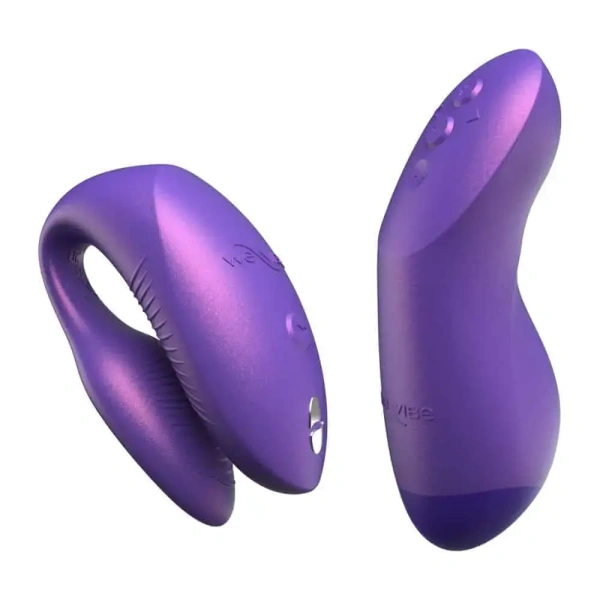 Вибратор для пар We-Vibe Chorus Pro фиолетовый, силикон,4,1