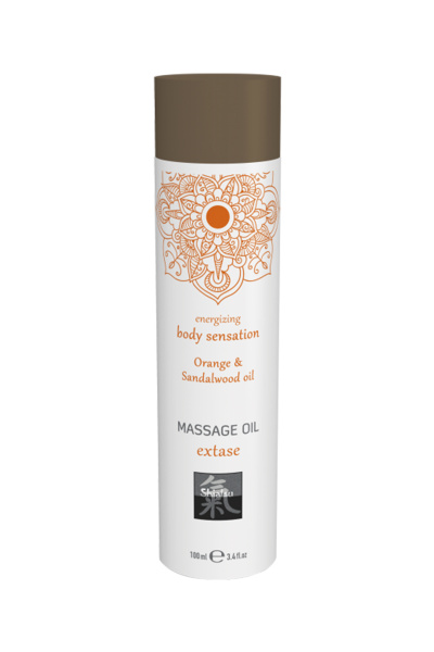 Массажное масло Апельсин и масло сандала, 100 мл.