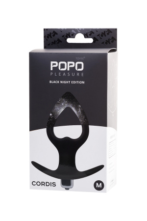 Анальная вибровтулка-расширитель  TOYFA POPO Pleasure Cordis M 14 см. Ø 5,5