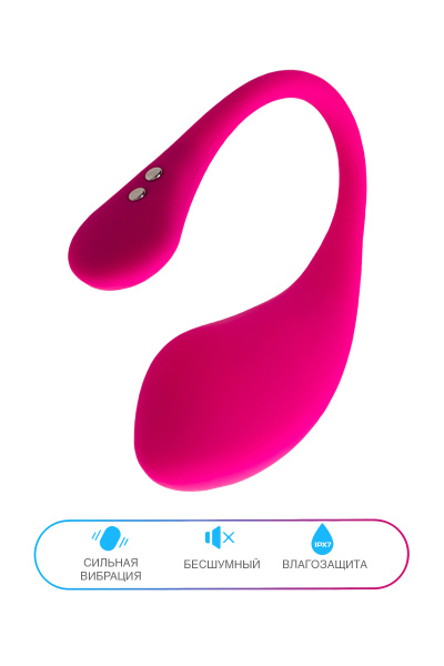 Виброяйцо Lovense Lush 3, силикон, розовый,18 см